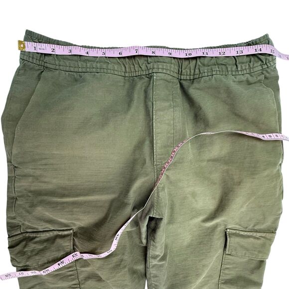 Everlane Cargo Jogger Men Size Medium Organic Cotton Canvas Pant Army Green - Picture 11 of 16